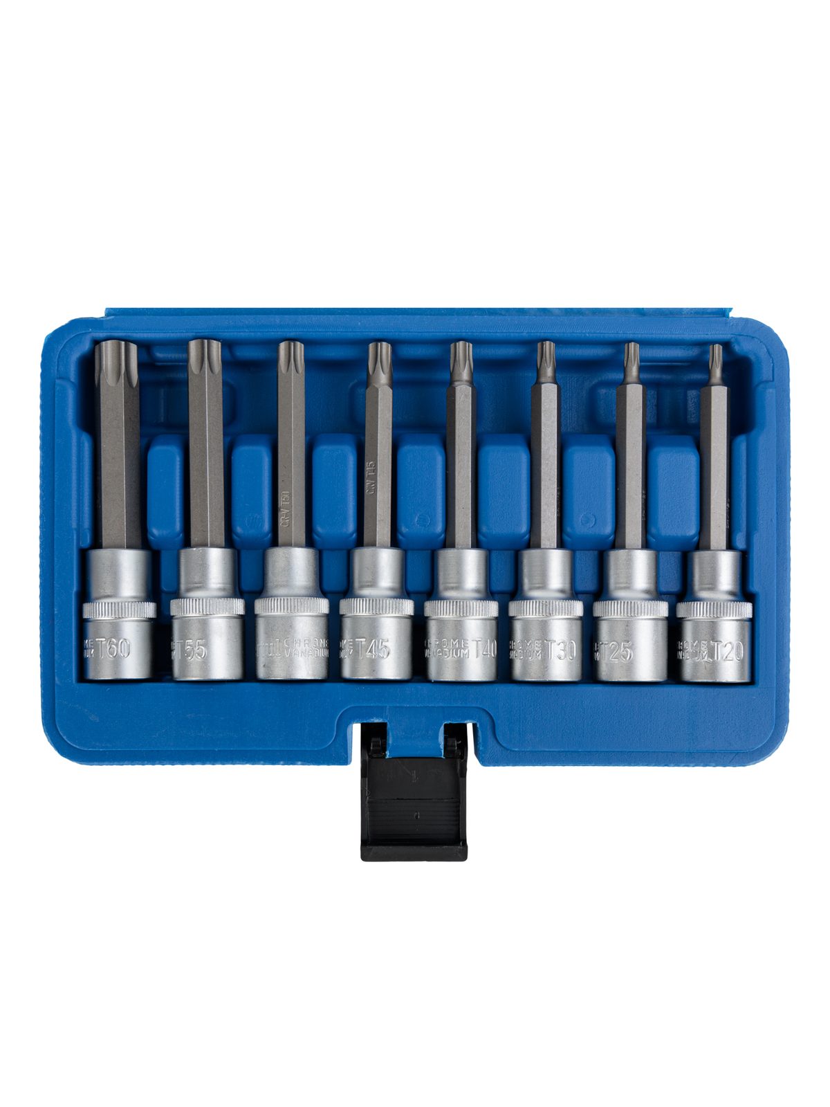 Набор головок со вставкой TORX 1/2", длина 100 мм, 8 пр.