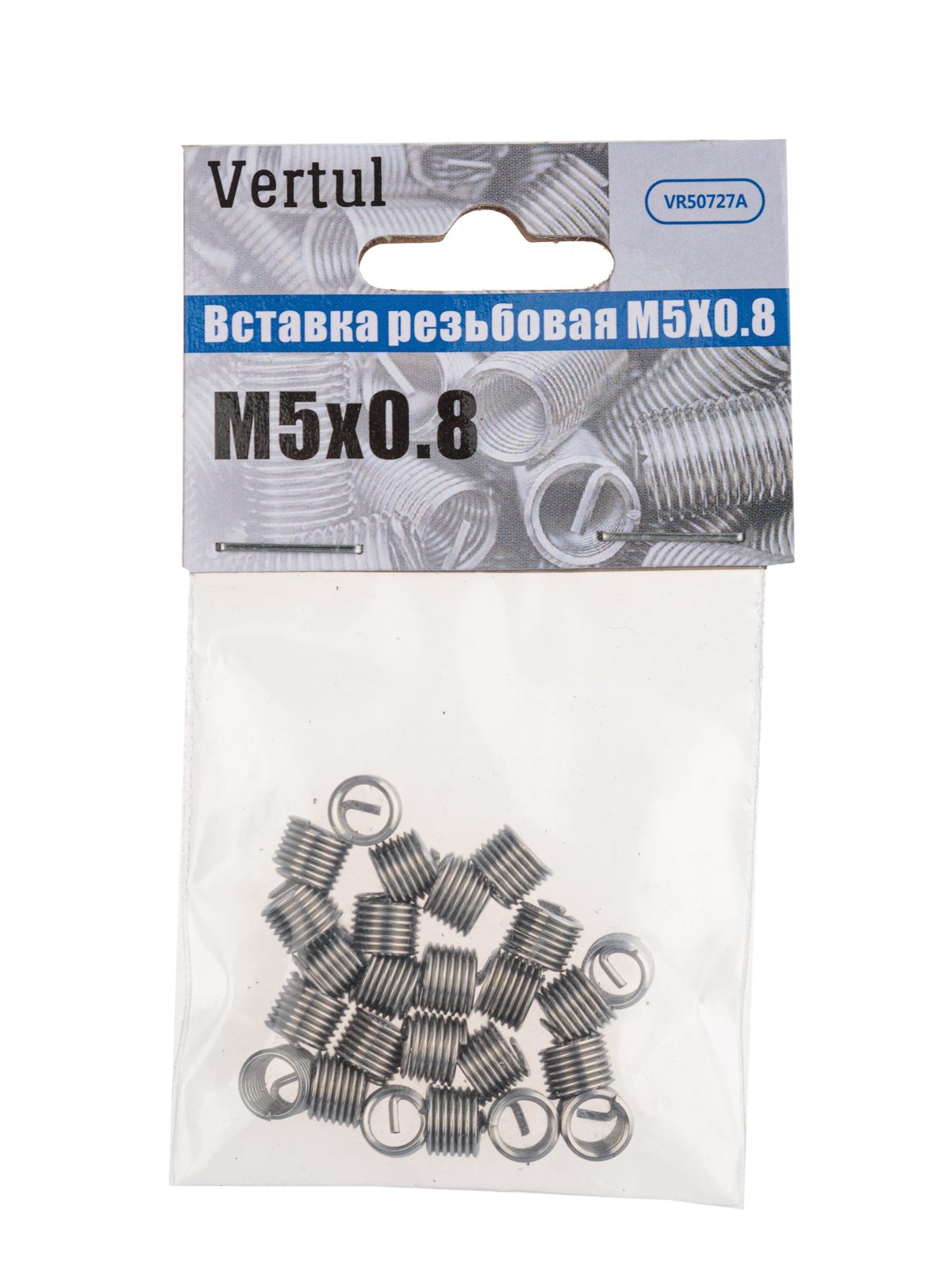 Вставка резьбовая M5X0.8 (упак.25шт) Vertul