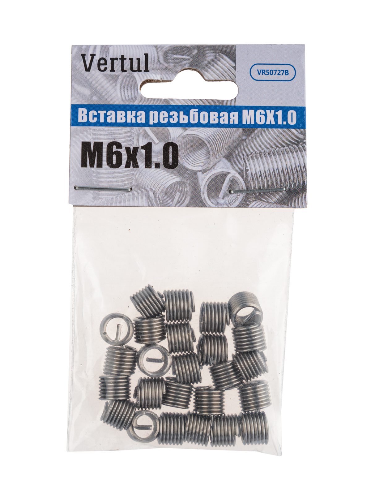 Вставка резьбовая M6X1.0 (упак.25шт) Vertul
